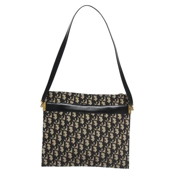 DIOR Trotter Canvas Shoulder Bag Navy - Picture 3 of 12